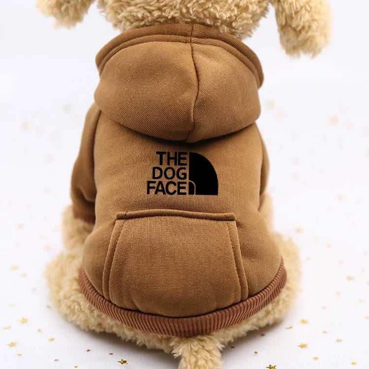 Windproof Dog Fleece Sweater - Easy-On Activewear for Small Dogs