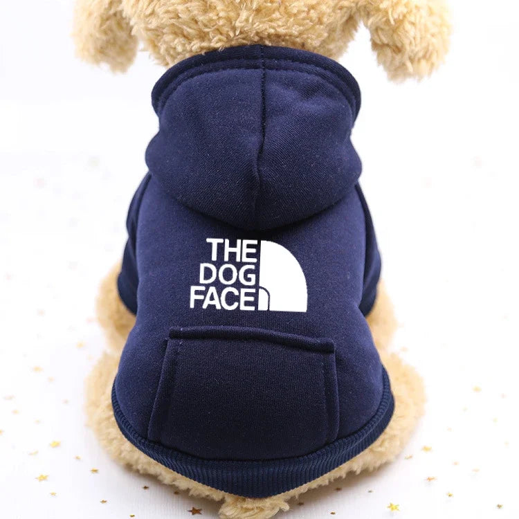 Windproof Dog Fleece Sweater - Easy-On Activewear for Small Dogs