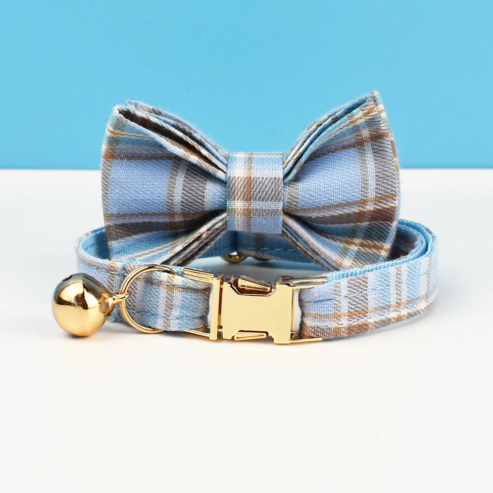 Personalized Breakaway Cat Collar with Bow Tie & Bell
