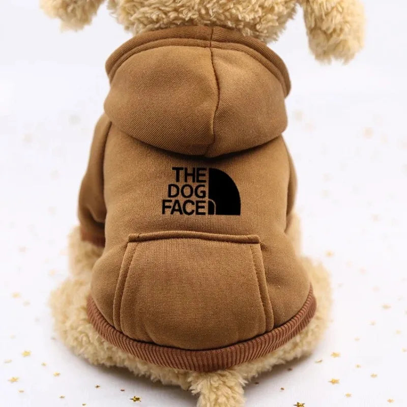 Windproof Dog Fleece Sweater - Easy-On Activewear for Small Dogs
