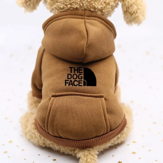 Windproof Dog Fleece Sweater - Easy-On Activewear for Small Dogs